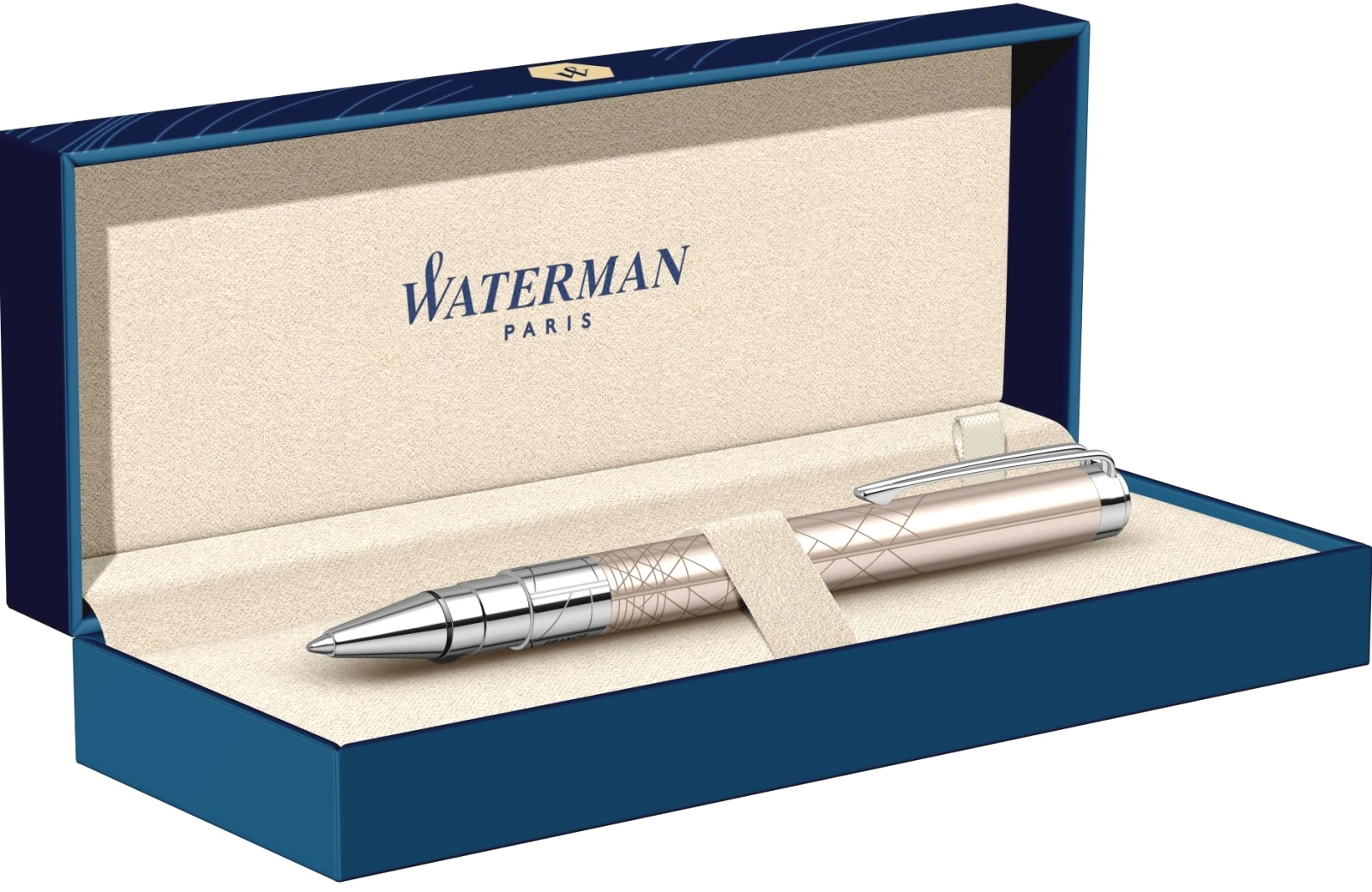 Шариковая ручка Waterman Perspective, Champagne CT, фото 5