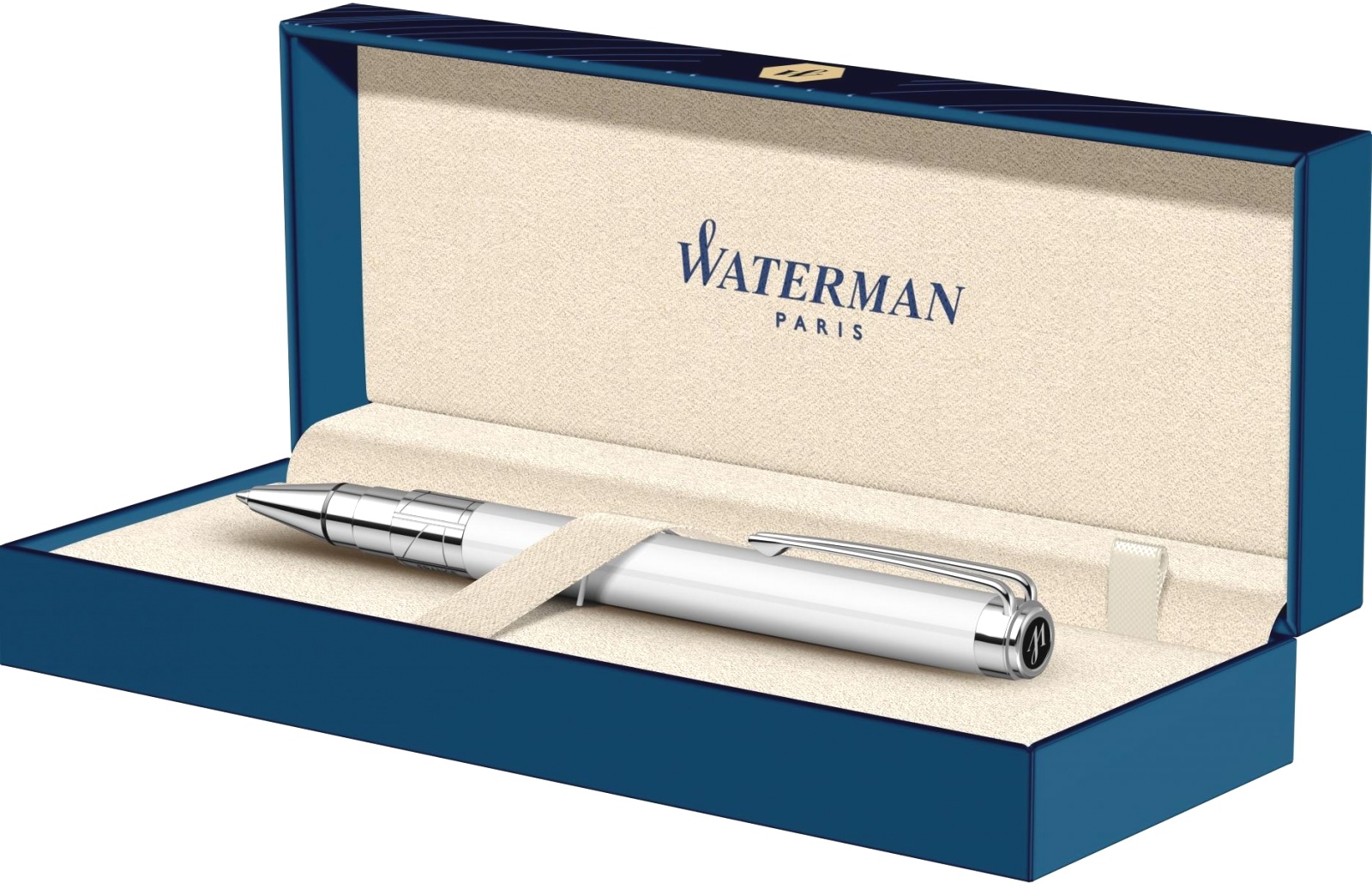 Шариковая ручка Waterman Perspective, White CT, фото 4