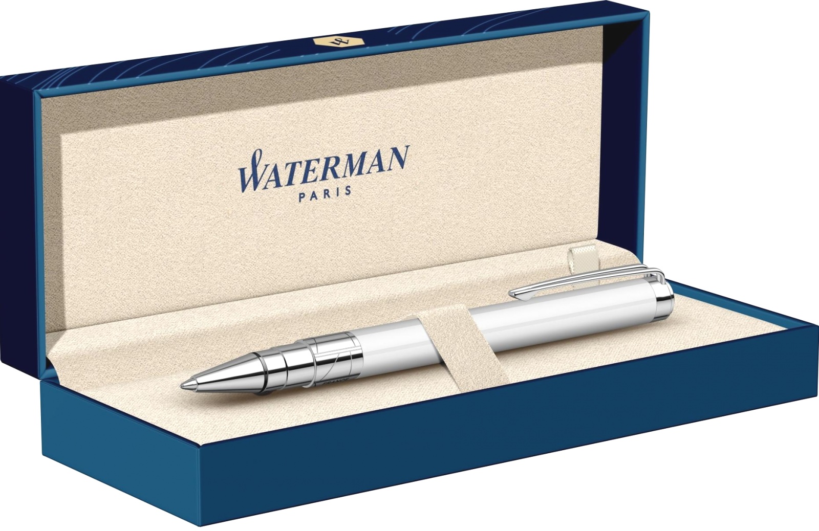 Шариковая ручка Waterman Perspective, White CT, фото 5