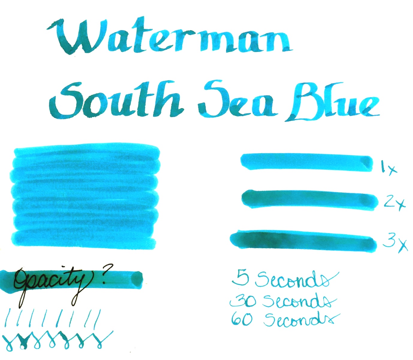 Стандартные картриджи Южное море для перьевой ручки Waterman, South See Blue, фото 3