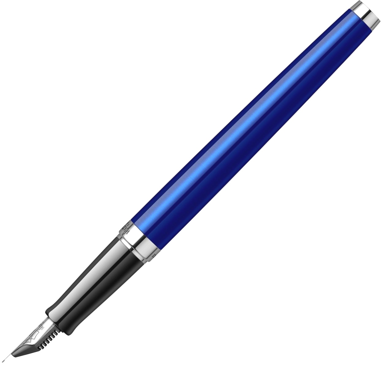 Набор: Ручка перьевая Waterman Hemisphere 2018, Bright Blue CT (Перо F) + Подарочная коробка Waterman с фирменной записной книжкой, фото 6